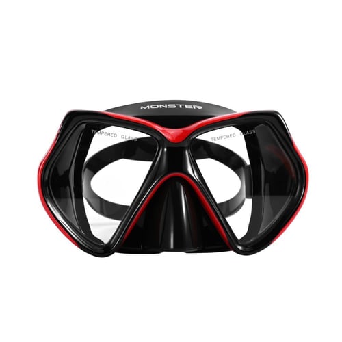 نظارة مونستر اكوا اسود احمر