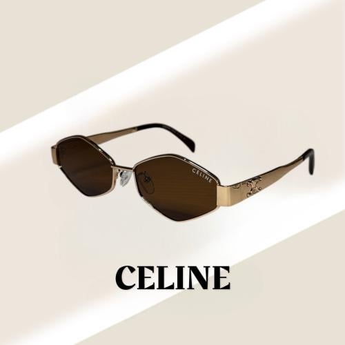 نظارة سيلين سداسي باللون الروز قولد -2-