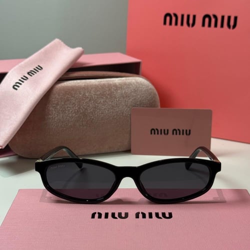 نظارة ميو ميو Line باللون الاسود