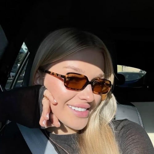 نظارة ميو ميو Recto باللون التايقر عدسة بني