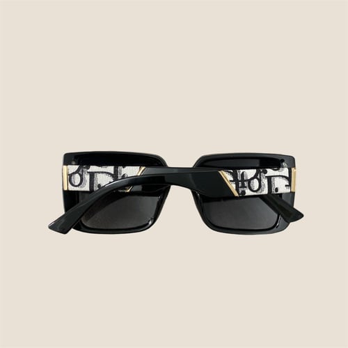 نظارة ديوR باللون الاسود بعدسة كبيرة