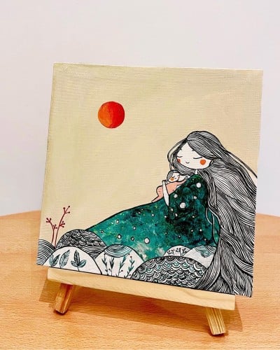 رسم يدوي لوحة كانڤس