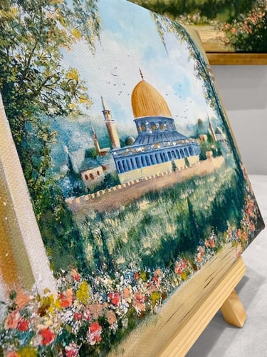 زهرة المدائن - Hand-enhanced print