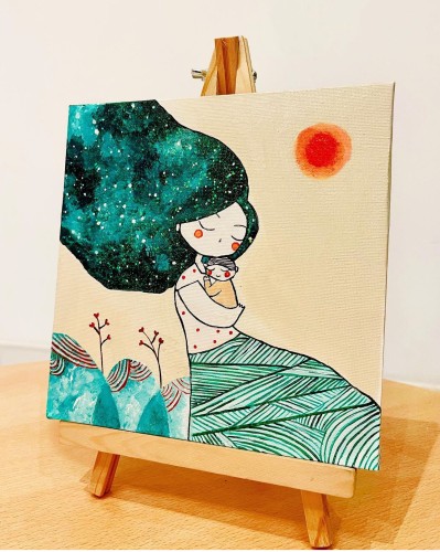 رسم يدوي لوحة كانڤس