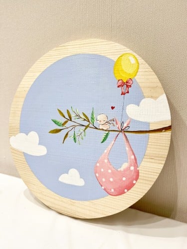 رسم يدوي على خشب