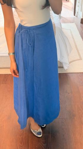 Fairy blue wrap skirt | Free size