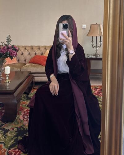 Velvet skirt