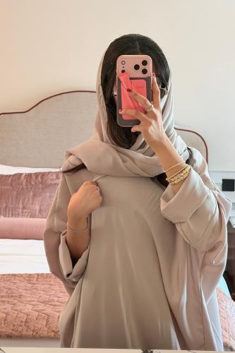 Beige crepe
