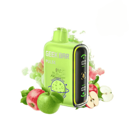 A Jack Bar puff 15000 electronic cigarette with the flavor of two apples