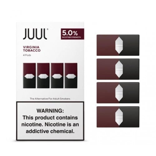 بودات جول معباة بنكهة فرجينيا توباكو - JUUL Pods V...