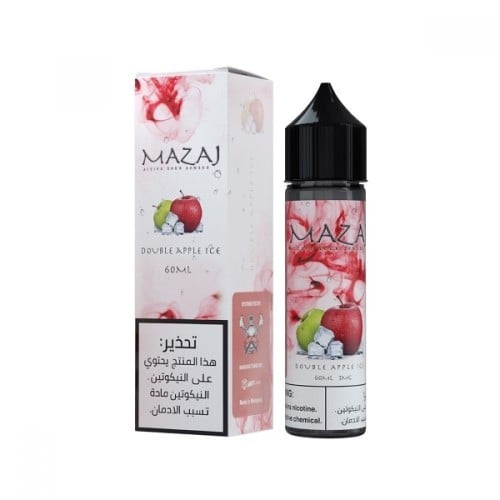 نكهة مزاج تفاحتين ايس - MAZAJ DOUBLE APPLE ICE - 6...