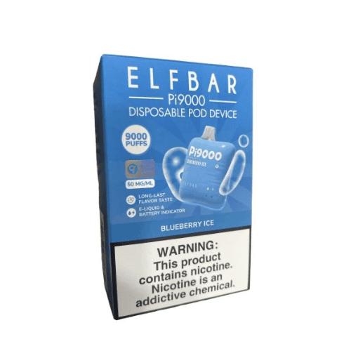 Sahbat Albar - 9000 puffs, berry ice flavor - ELF BAR PI9000 disposable pod device blueberry ice 9K puffs