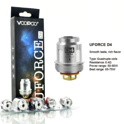 كويلات تانك شيشة دراق - Voopoo Uforce D4 Coils