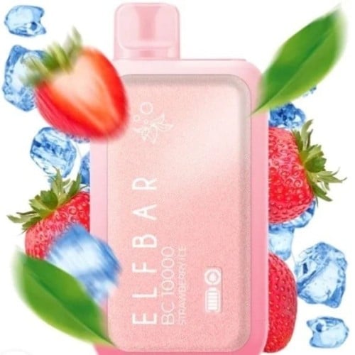 سحبة ايلف بار 10000 موشة فراولة ايس ELF BAR BC1000...