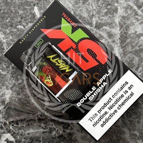 سحبة ناستي كريستال 5K تفاحتين شيشة 5000 موشة - NAS...