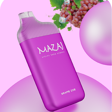 سحبة سيجارة مزاج سليم 5500 موشة عنب ايس Mazaj Slim...