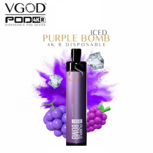 سحبة فيقود 4k عنب بارد 4000 موشة VGOD POD 4K Dispo...