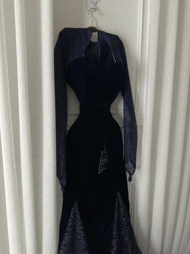 فستان شتوي لمعه