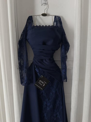 فستان طيف كحلي