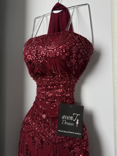 فستان سهره برغندي