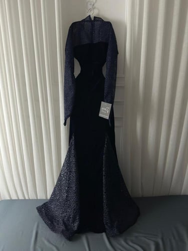 فستان شتوي لمعه