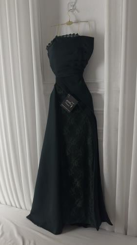 فستان طيف زيتي