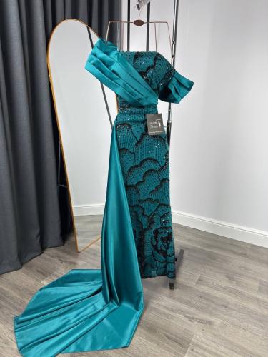 فستان بترولي راقي