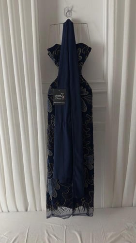 فستان مخمل راقي