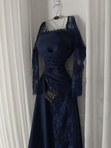 فستان طيف كحلي