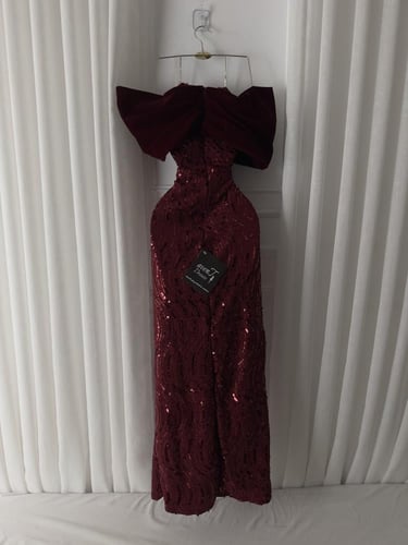 فستان شتاء مع ترتر