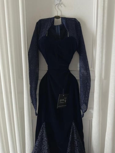 فستان شتوي لمعه