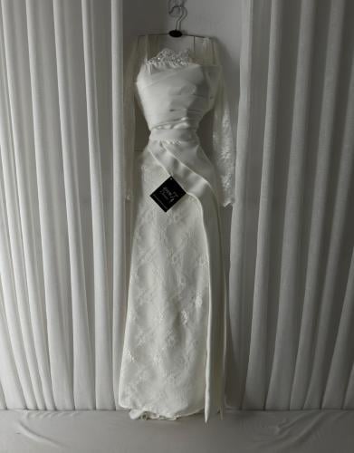 فستان طيف باكمام دانتيل