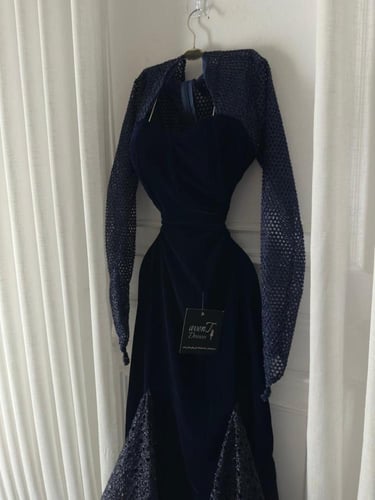 فستان شتوي لمعه