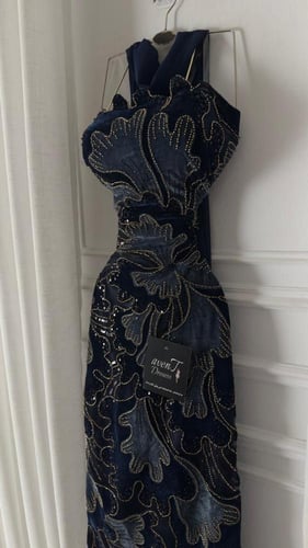 فستان مخمل راقي