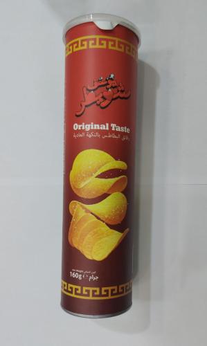 شويطر رقايق البطاطس بالبكهة العادية
