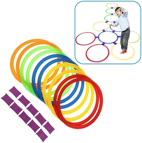 مجموعة العاب داخلية مكونة من 13 حلقة للأطفال.