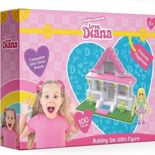 مجموعة بناء من Love Diana ١٠٠ قطعة.