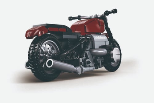 سلوبان تركيب موتوسيكل أحمر 222 قطعة.