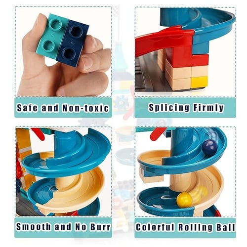 مجموعة تركيب مضمار السيارة ١١٠ قطعة.