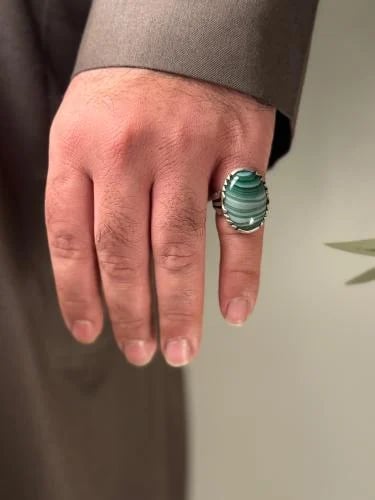 خاتم الجزع الأخضر