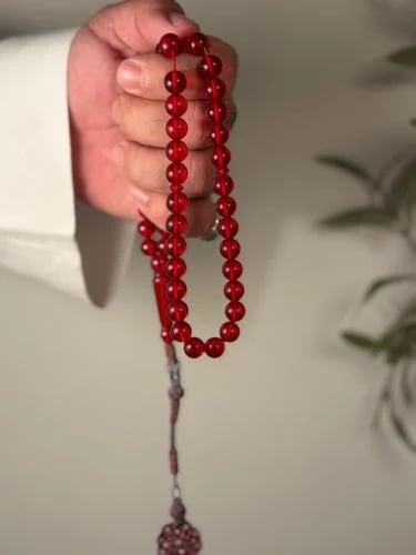 سبحة نور القرمز