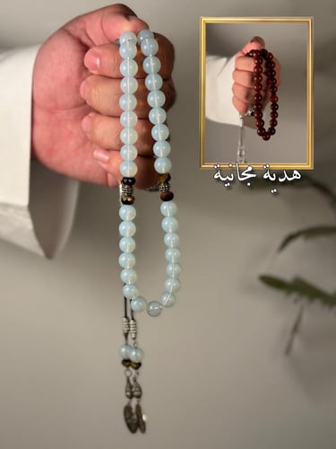 عرض سبحة شكل حجر القمر