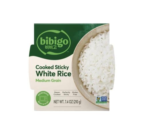 ارز ابيض مطبوخ -Cooked Sticky White Rice Medium Gr...