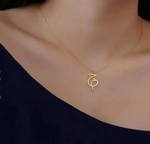سلاسل نسائي انيقة بالاسم