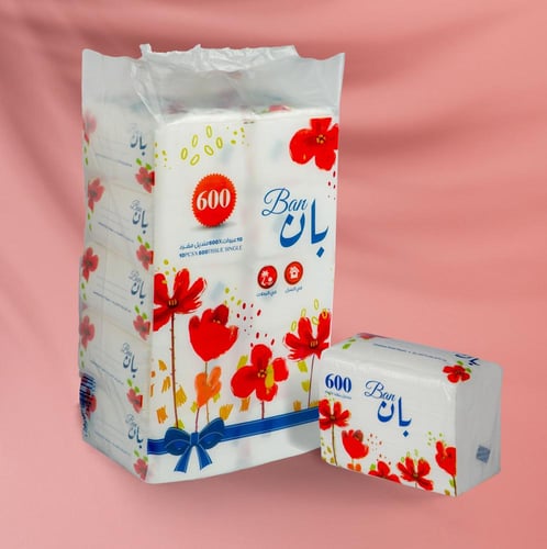 40 علبة من مناديل بان 600