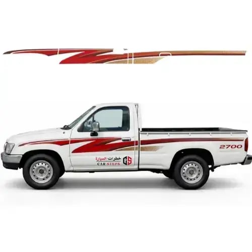 خط جانبي تويوتا هايلكس 2001 غمارة