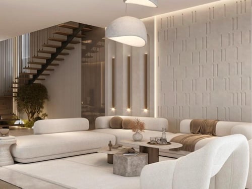 كنب زاوية مودرن لون بيج