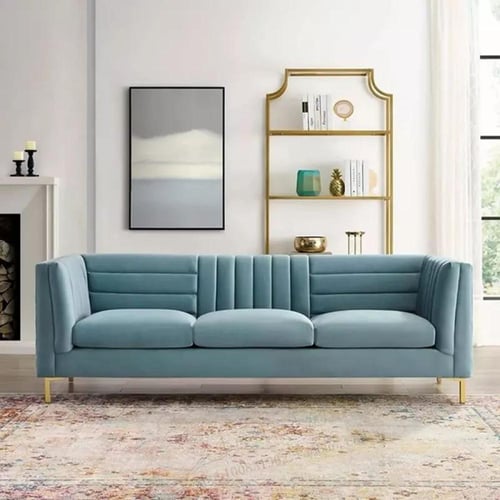 كنب ثلاثي مخطط