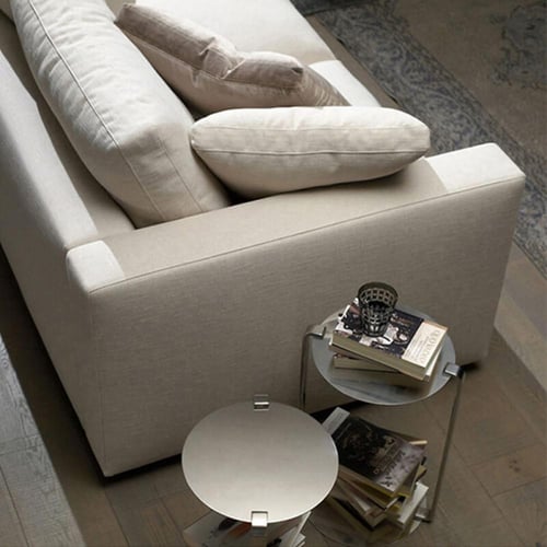 كنب ثلاثي لون أبيض