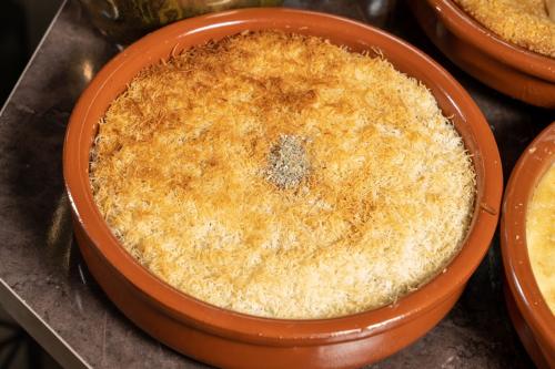 كنافه بالقشطه